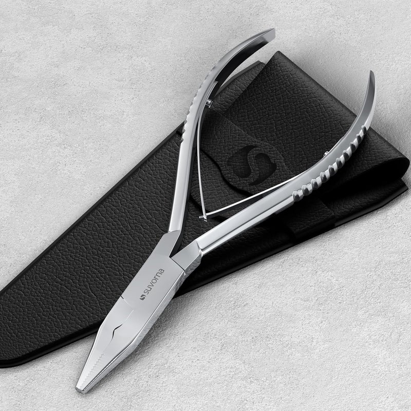 Suvorna Micro Ring Hair Extension & Beading Tool Kit Plier - Surgical Grade Stainless Steel - Image 3